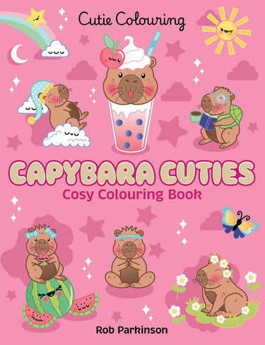 Capybara Cuties (cutie Colouring #2)
